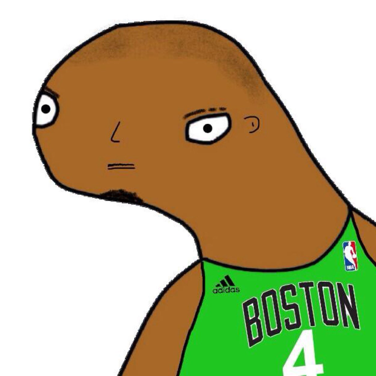 Am teh shootin gard un teh Bustin Celtikz, am alwayz injurd but stel dunkn on yur bich