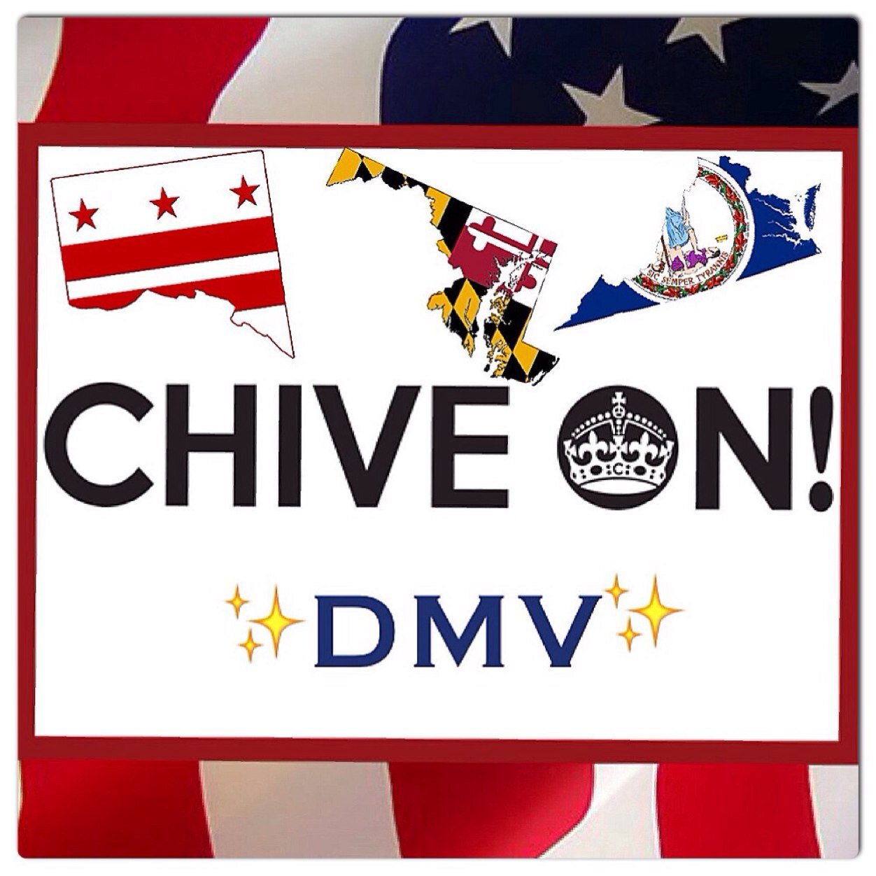 #ChiveNations Official DC/MD/VA twitter!Join us on FB! Sharing DC-MD-VA meet up info-Tweet us pics!
We are NOT affiliated w/ @theCHIVE-We just love to #KCCO!