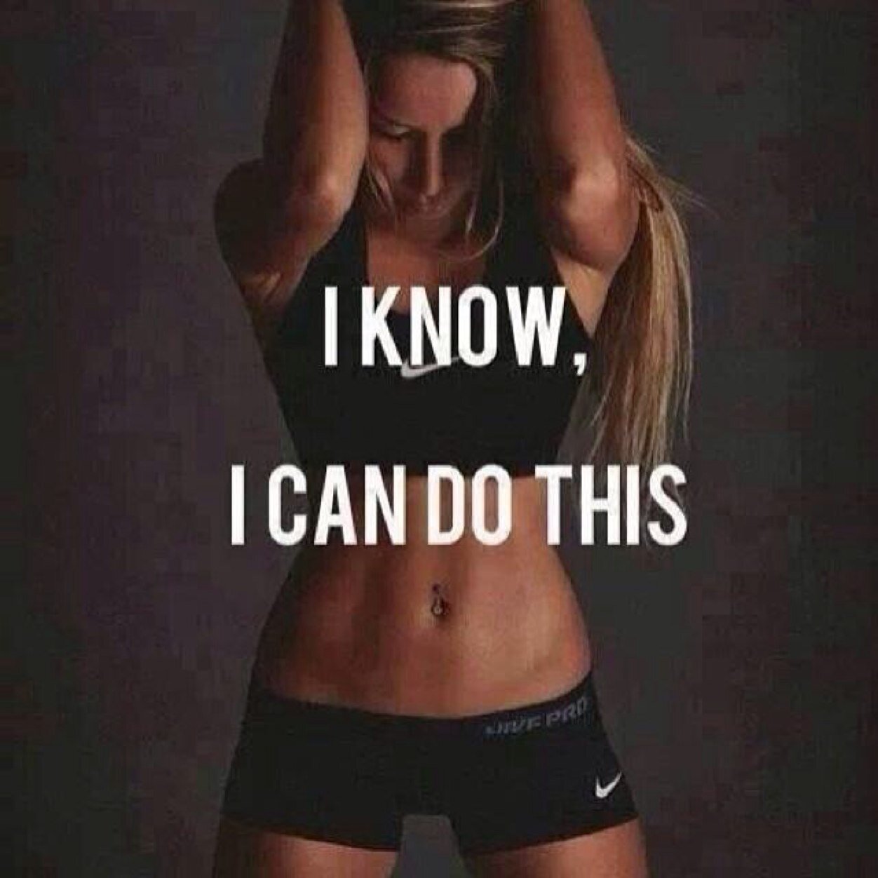 Never give up, the only one who can beat you is yourself! LETS GET FIT!
