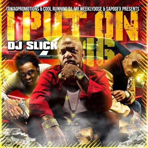 Promotions page for @TheRealDJSlick | @tawagpromotions (Promotions Team) | @tawagceo (Manager)