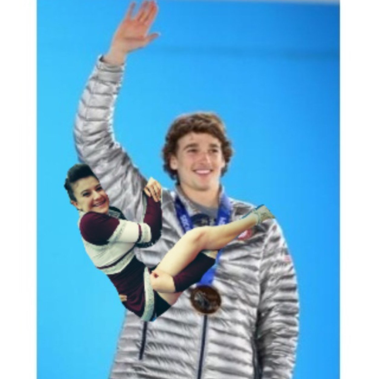 Helping @taylorvaccccaro win a date with the lovely Nick Goepper