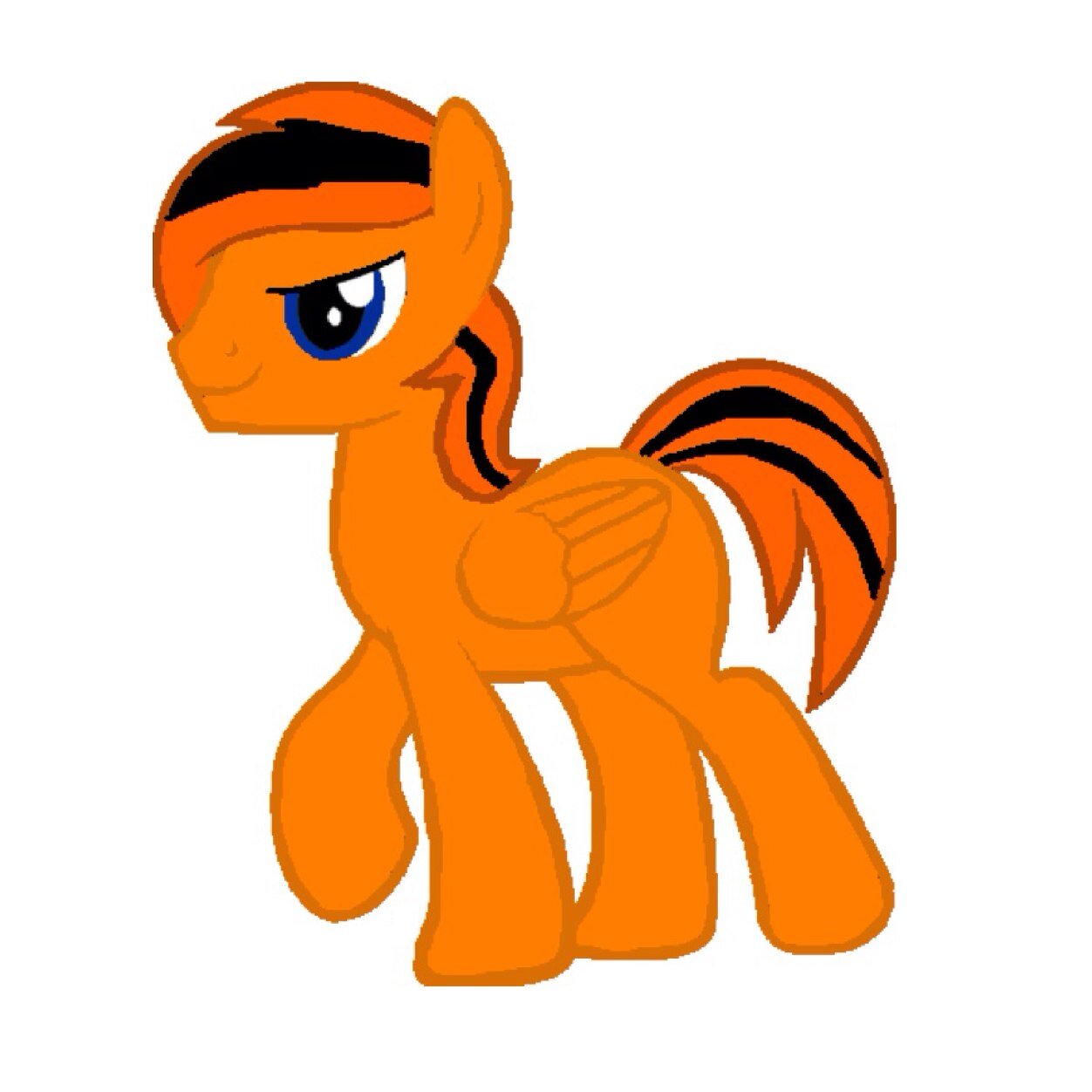 Bro: @mlp_tigerheart. Sister: @mlp_Tigerlily. Cutie mark is a guitar. Super timid, sometimes.