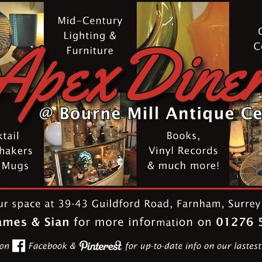 Welcome to Apexdiner! #Mid - Century Lighting and #homewares #vintage #50s #60s #70s see us at Fairs and events in the UK and Online Email info@apexdiner.com