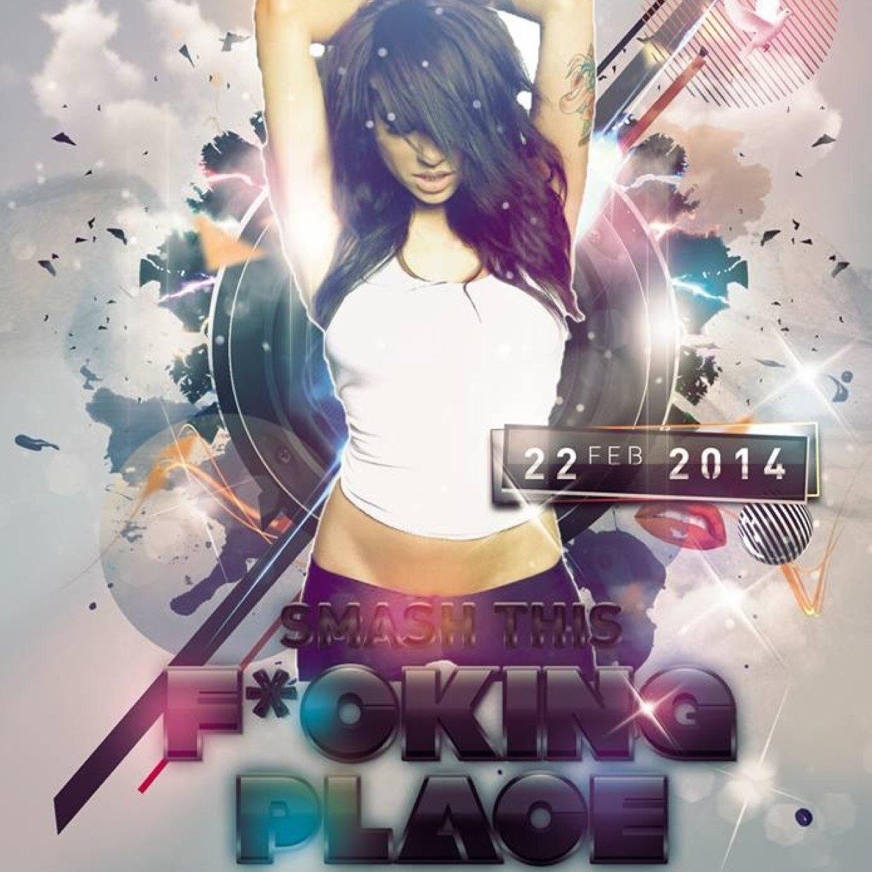 Smash This Fucking Place is the mixture of the most fun electronic sounds.
-TRAP-DUBSTEP-ELECTRO-DRUM'N'BASS-TWERK-EDM-MOOMBAHTON-