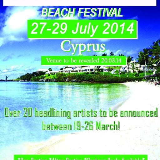 Become a part of this historic 3 day event with this being the First MiraChe Beach Festival hosted on the beautiful, picturesque island of sunny Cyprus!