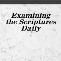 ReadTheBible07's profile picture. #ExaminingTheDailyScriptures2014 I will tweet from  #ExaminingTheDailyScriptures2014 Everyday