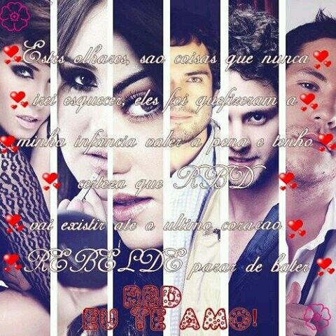 SOU FÃ DE RBD COM ORGULHO SOU FELIZ DO MEU JEITO A VIDA É MINHA NÃO DOS OUTROS :)