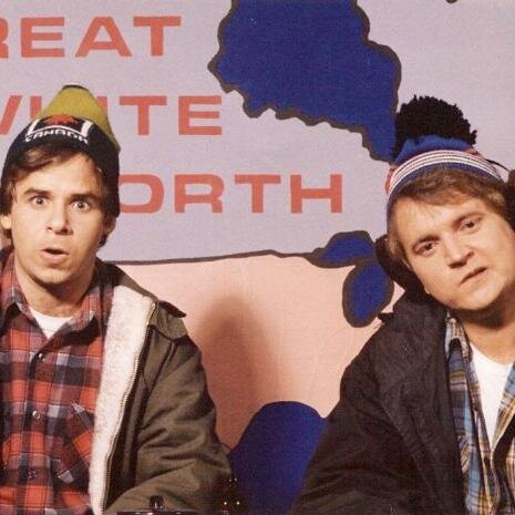 Just a couple hoseheads drinkin beer and cookin up some backbacon. So take off, yea hosers