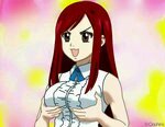 im erza from the fairy tail guild. #married to @sasu_KHS . Erza- my sister is _Taiga_tiger_ do anything to hurt her and i will kill you #pregnant