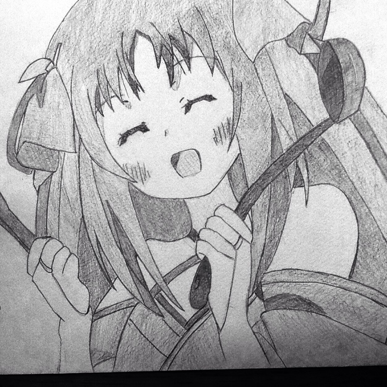 たまに絵を描いたり、サイクリングしたり、アニメみたり