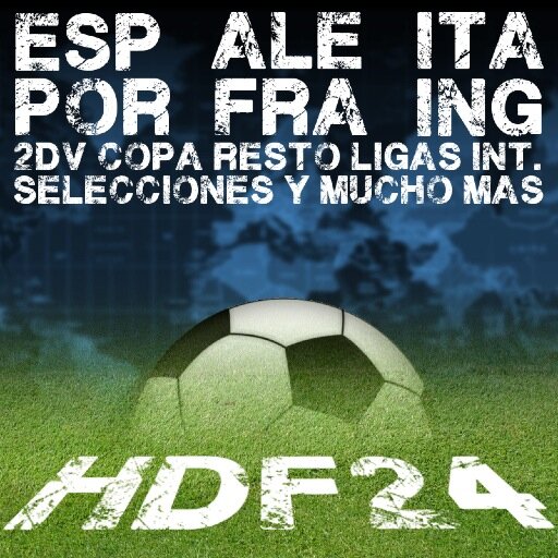 Fútbol nacional e internacional, las 24 horas del día. @CIJ37 @guille_wilifu10 @wiemito @_imNiko y @Champi_SPT10