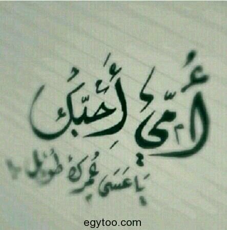 : ربي إحفظ لي أم لا ابُصر الحياة دونها .
