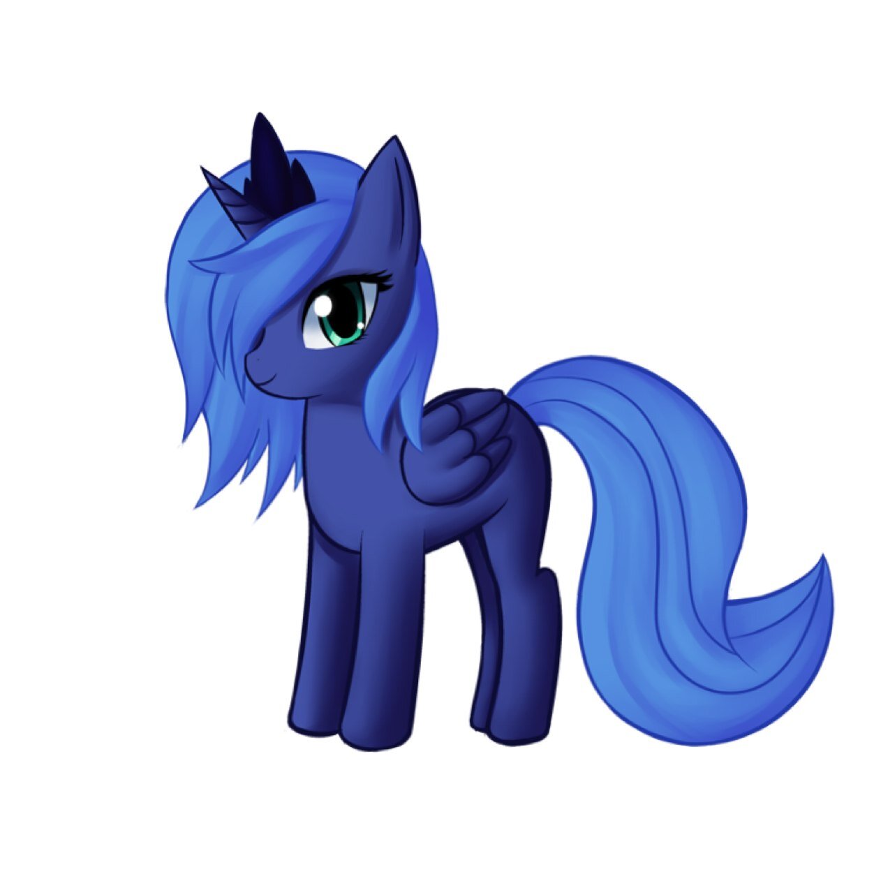 Scared_Luna's profile picture. H-hello im Princess Luna but you can call me luna (lives with @mlp_rp_twillight and @mlp_blitznfire) (scared of the dark) (happy with ponys and is 7)
