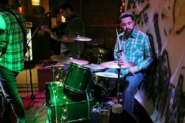 I play the drums and stuff.