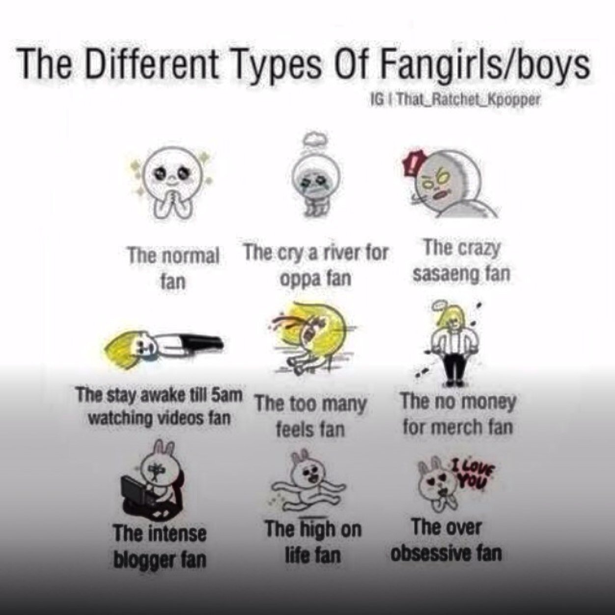 Fangirl *insert 100 fandoms here*