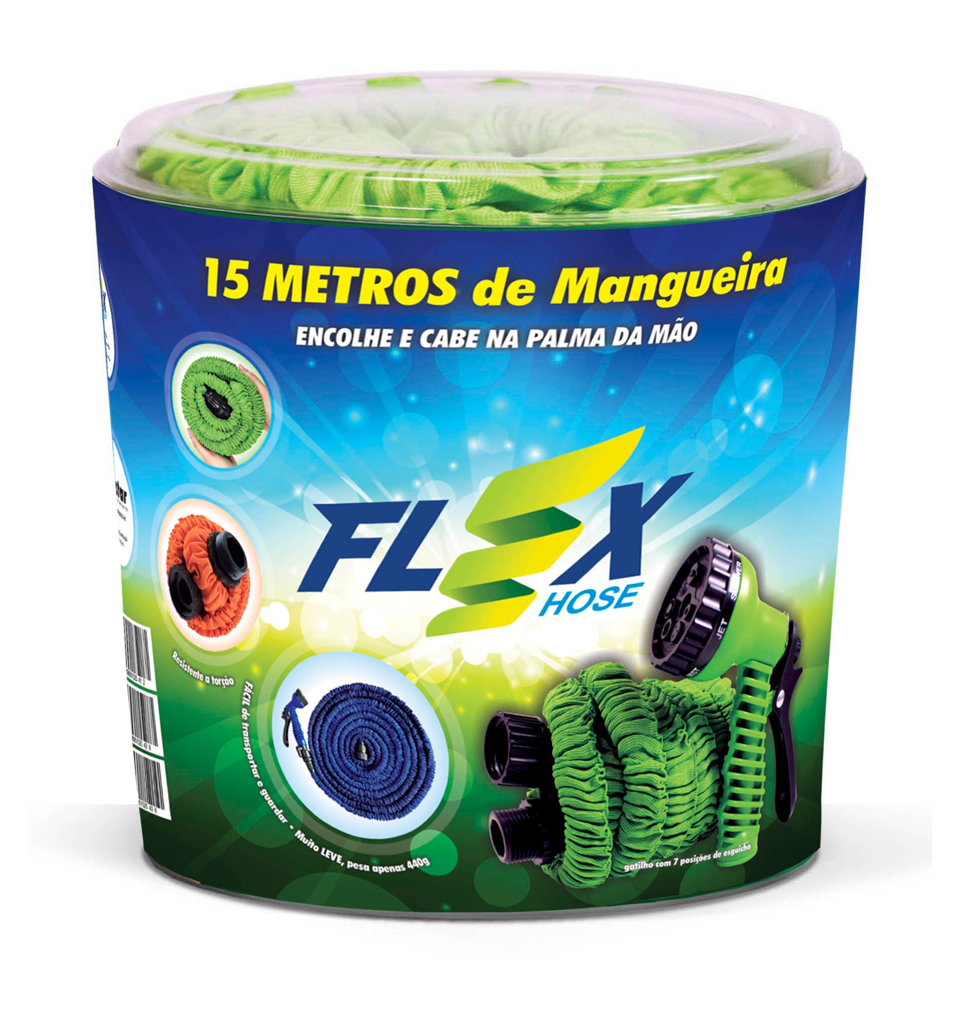 Sucesso mundial , chega ao Brasil a Incrível Flexhose. A mangueira que cresce até 15 Metros!