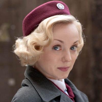 I'm a midwife at Nonnatus House. I love jazz and dancing, Sobranie cigarettes and luscious red lipstick! (RP)