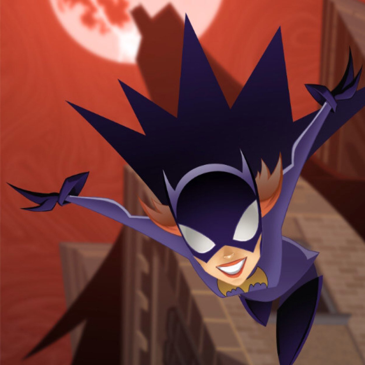 Nerdy kid by day and super heroine by night! While you parents are telling you a goodnight story you can rest easy knowing that Batgirl's fighting crime!