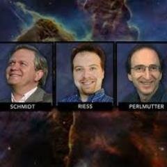 Nobel Prize winners for discovering that the universe is still expanding at an accelerating rate.