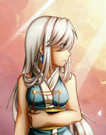 Rin, the eighth member of the Twelve Disciples. | Gifted with the ability to command the wind. | Known to many as the reincarnation of the Goddess, Agnesia.