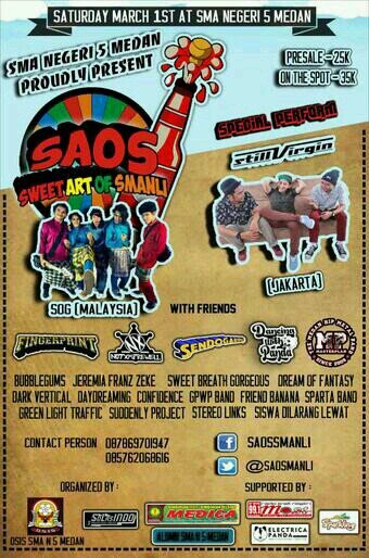 Organized by OSIS SMAN 5 MEDAN.