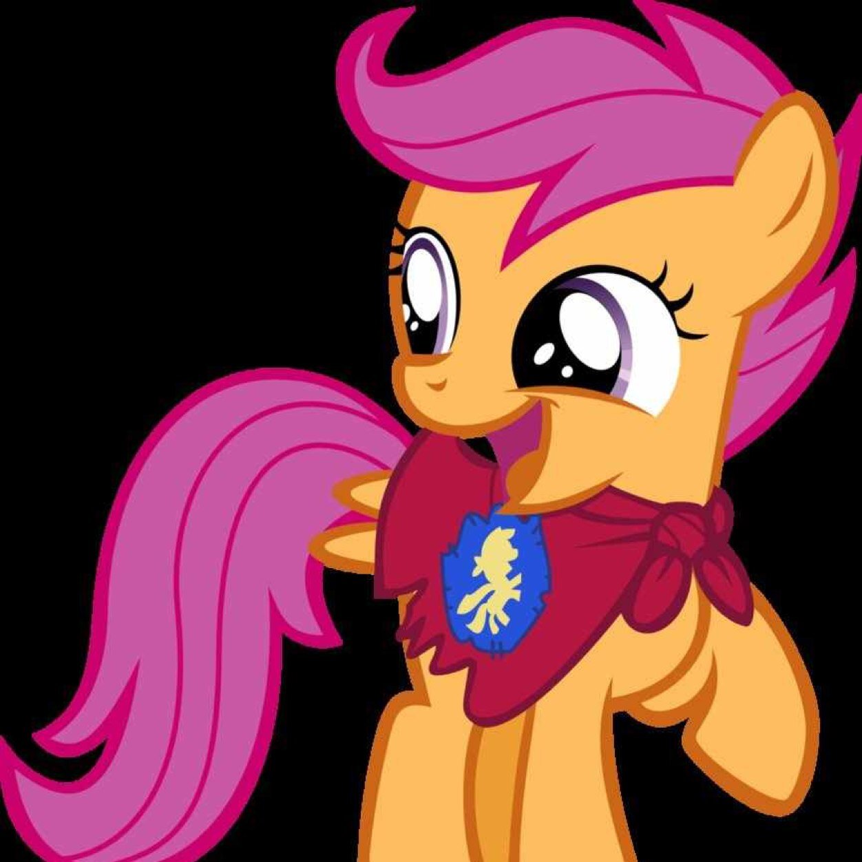Hi im Scootaloo! Member of the Cutiemark Crusaders! Fastest scooting pony around! ((RP Account))