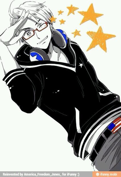 Sup dudes? I'm Alfred, the human representation of the United States!! Version 1) Taken by @aph_Japan_  Version 2) Have feelings for @BellaTimeLord