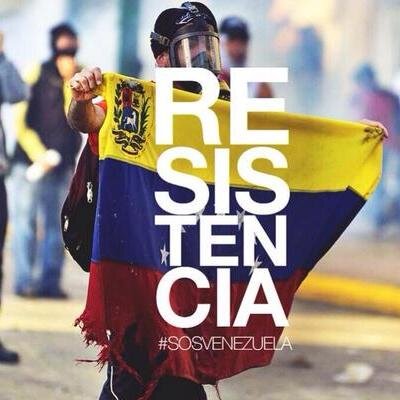 Recuerden las palabras de Simón Bolívar: Maldito el soldado que apunta su arma contra su pueblo. #SOSVenezuela #ResistenciaVzla