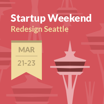 SW Redesign Seattle (Mar 21-23) is open to design/tech/biz people interested in using design-thinking to drive ideas that will impact Seattle and beyond.