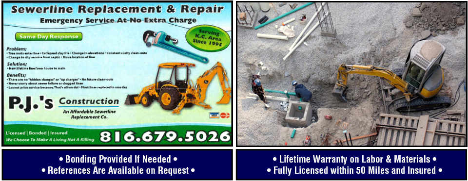 We are An Affordable Sewer Line Replacement Co. and are proud to be locally based in Kansas City! We do sewer lines. Visit us online @ http://t.co/OmtAGBDcBE