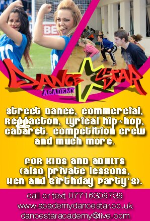 DanceStar Academy is Bristol based dance Academy with a different range of dance styles, such as Street Dance, Commercial, Reggaeton, Cabaret plus many more