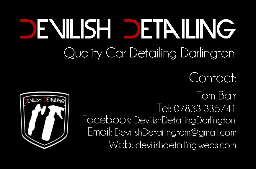 DevilishDetail1's profile picture. Devilish Detailing Professional Detailing in Darlington and surrounding areas