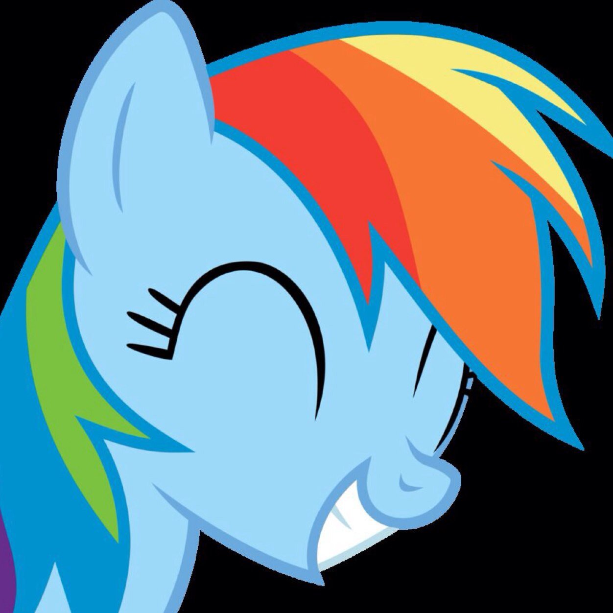 Only the AWESOMEST and FASTEST pegasus in /ALL/ Equestria! Also destined to be a wonderbolt. And a daytime weather pony.
