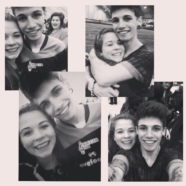 Here to support @jakesims_ met him 21/02/2014 and took selfies