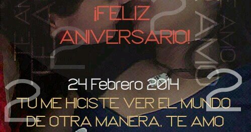 Una fecha nos unió y el amor cada seg creció, enamorada de @24Dapv.