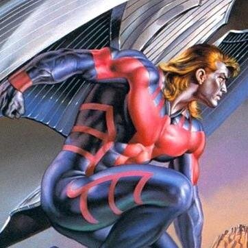 A once beautiful angel now twisted and demented, a weapon for the monster Apocalypse  Marvel RP