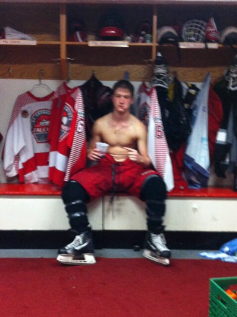 hockey player AAA falcons#16