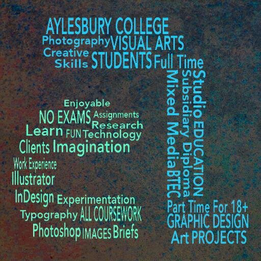 Come and study Visual Arts in September! For more information and to sign up, visit the Aylesbury College website!