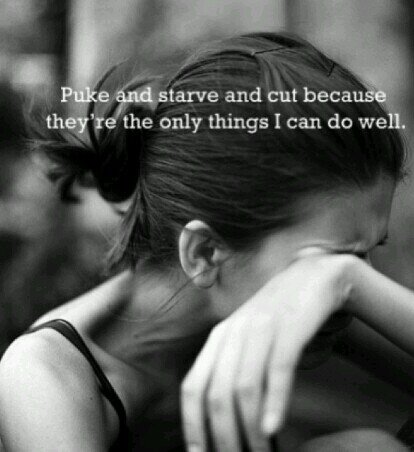 15 days without a cut. depression. anxiety. ptsd. teenage wasteland. 2-24-2014 i started beating bulimia.