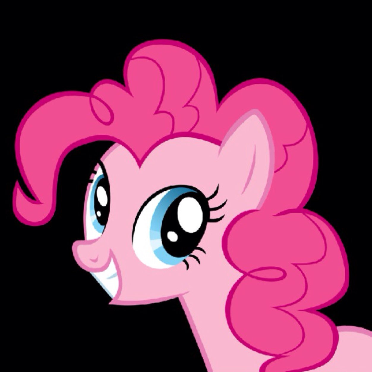 Hiiiii i'm Pinkie! I love to paaarteeeh! I wanna see you smile, smile, smile! Come visit me at Sugar Cube Corner!