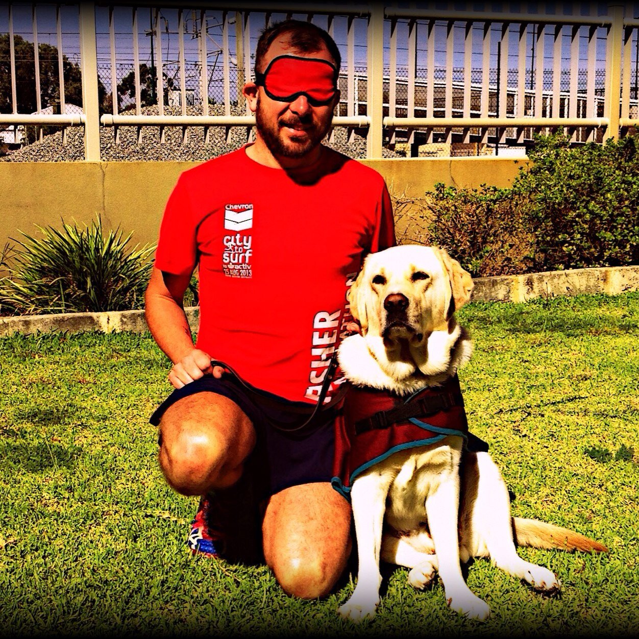 My name is Sean and I'm hoping to make history by being the 1st person in Australia to run a Marathon blindfolded to raise $30,000 for a guide dog.