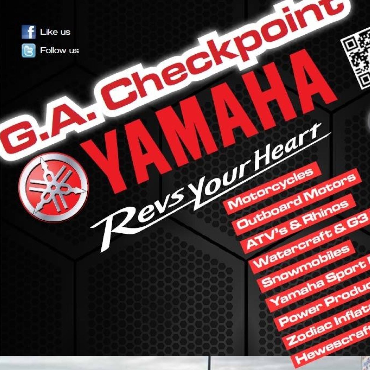 5 Star Yamaha Dealership Motorsports & Marine Zodiac & Highfield Inflatable boat dealer,Yamaha outboard, sportboat & watercraft. G3,Hewescraft& Kingfisher boats