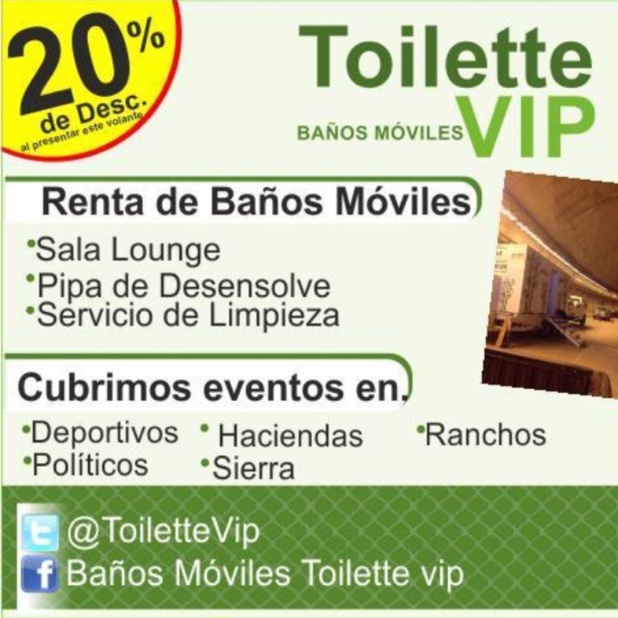 Trailas con baños vip y baños portatiles