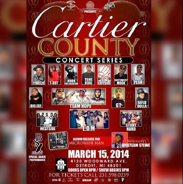 Email: cartiercounty@gmail.com ..Credits: Kook DoughboyzCashout TeamEastside IcewearVezzo GT Helluva 3D HNIC StretchMoney LouieXiii C.O.D. Poppa Realstreet etc
