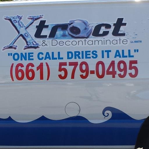 xtractca's profile picture. XTRACT & Decontaminate are specialists in water damage restoration. One call dries it all. We won't sleep until you can.