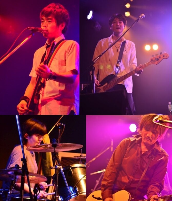 仙台で活動中のロックバンド【ペイジ】です。 ◆vocal,guitar:ハガマコト@hagamako1122 ◆guitar:hiko @pageguitarist ◆bass:msr @pagebass ◆drums:まりほ @haguruma0211 ◆support:yampoo @toomuchromantic