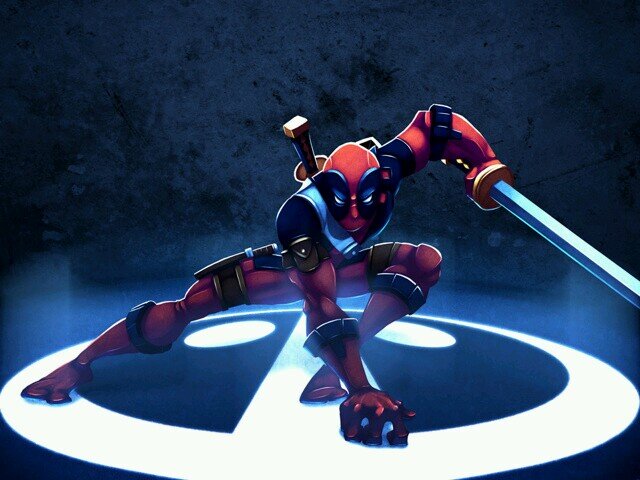 It's me that fucking awesome bad ass mercenary Deadpool and im fucking completely insane