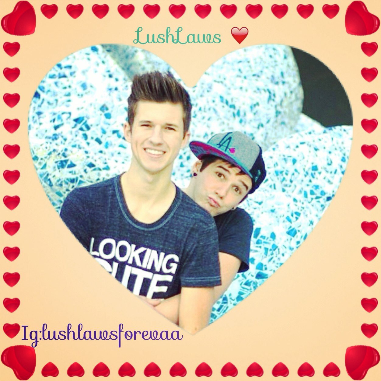 IG:lushlawsforevaa i met @matthewlush on omegle 2/20/14 @piktro replied to me and followed me :) 2/24/14 @nickalaws noticed me 2/16/14 There all amazing:)