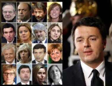 Siamo i Promessi Sposi d'Italia. Otto maschi e otto femmine: bei Manzoni e belle Blondel. Twittiamo dal Consiglio dei Ministri