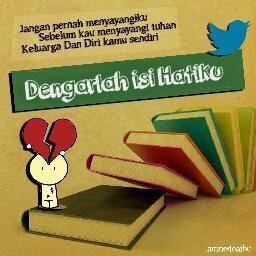 Dengarlah_'s profile picture. Di saat hati yang berbicara maka kepahitan pun akan terasa menjadi manis :p  #DIHvers!